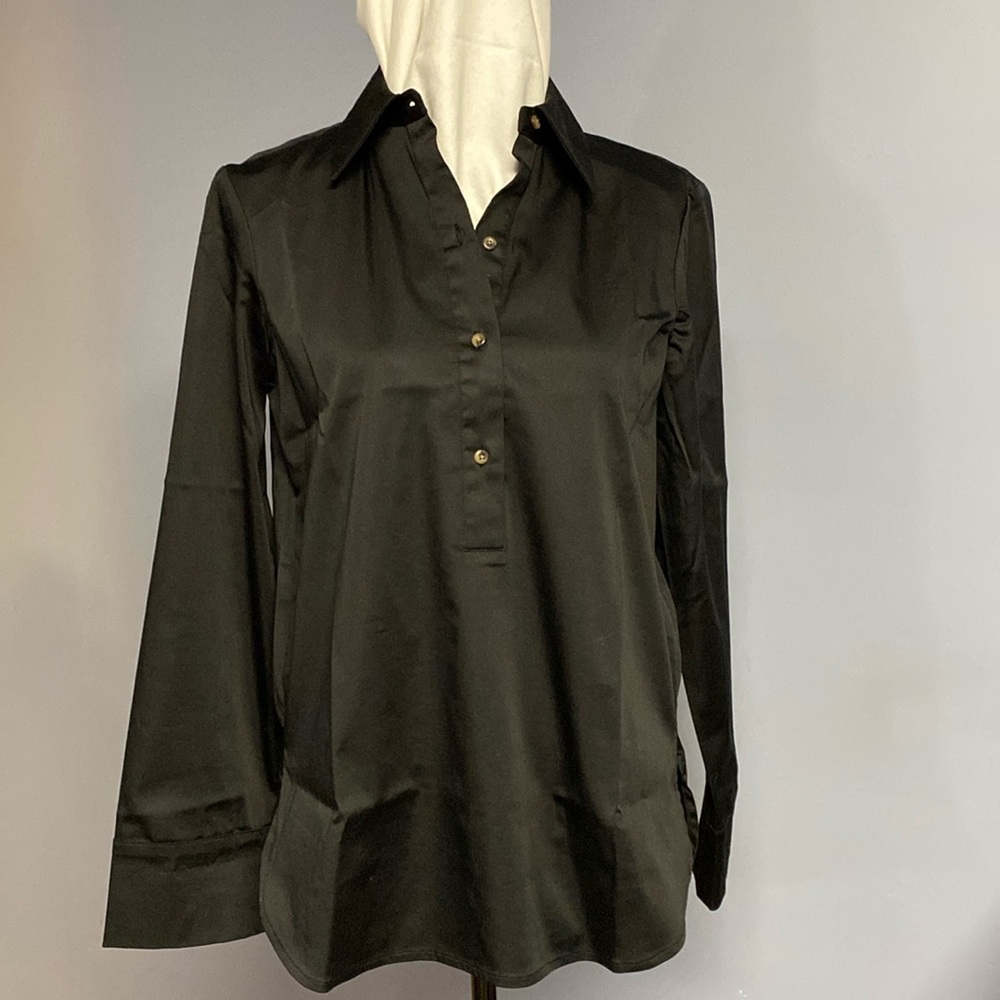 Tunic type black blouse size small